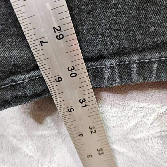 Style & Co Jeans Womens Size 6 Black Easy Care Straight Leg Fit Denim - Picture 6 of 9